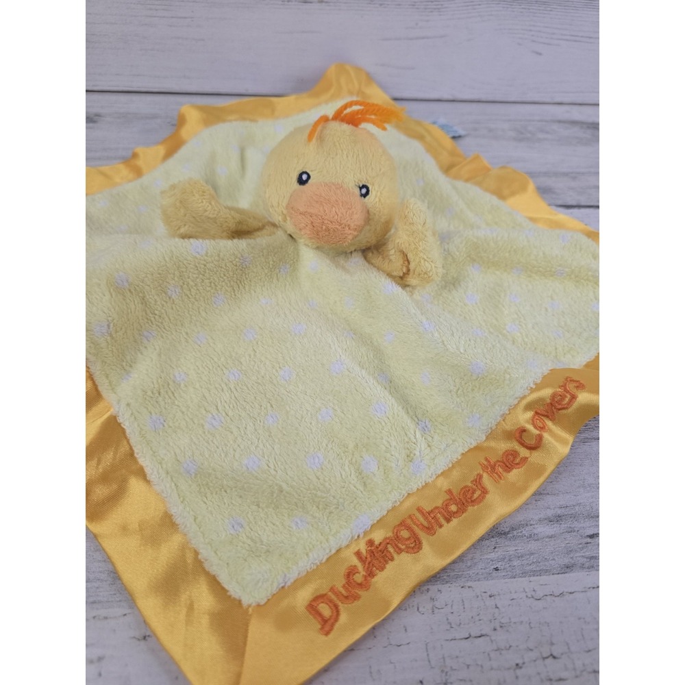 Vintage Y2K Russ Baby Ducking Under the Covers Lovey Duck Security Blanket